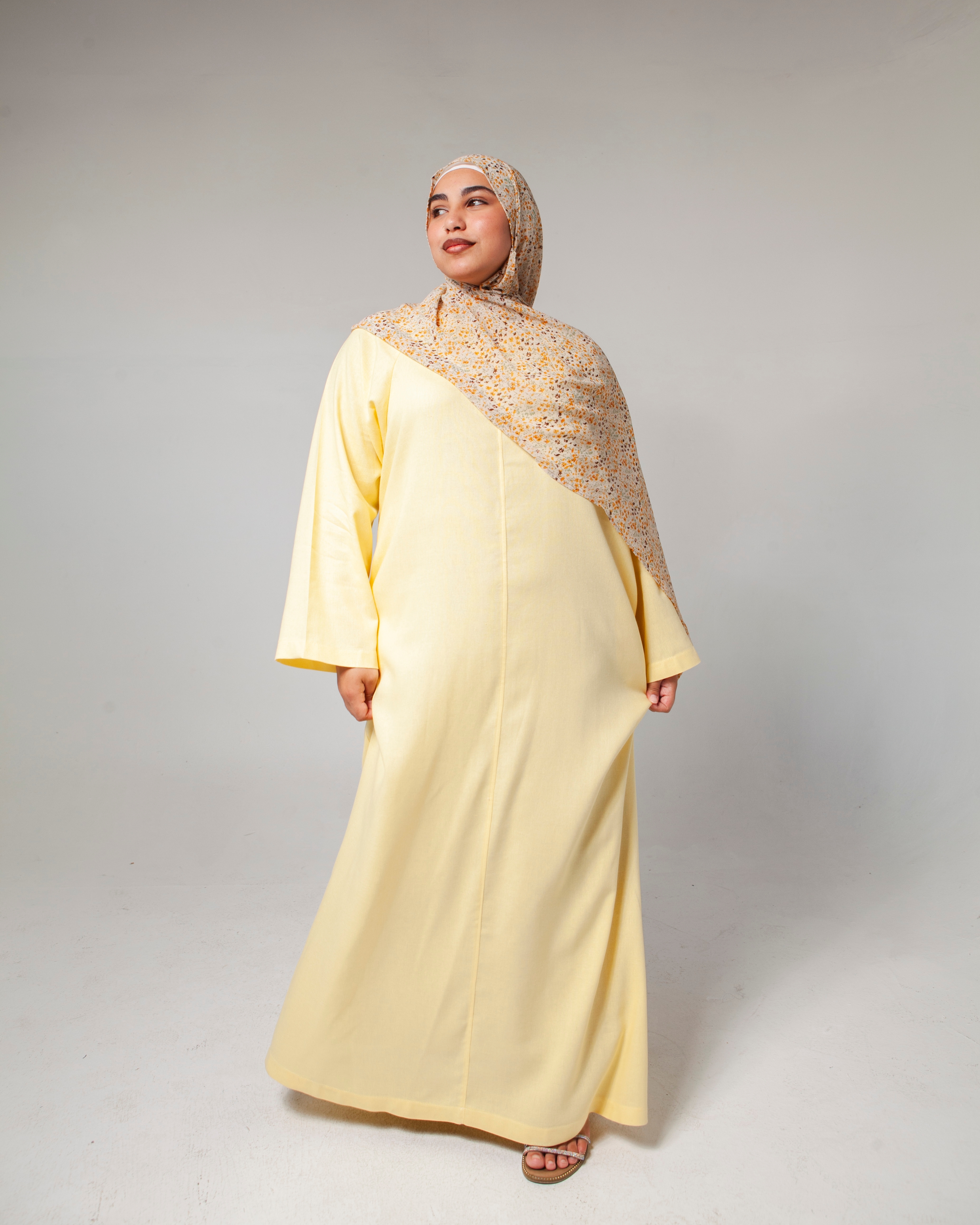YELLOW LINEN LAYLA