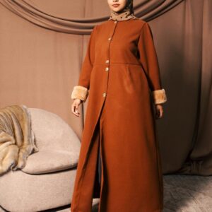 FUR CUFF COAT