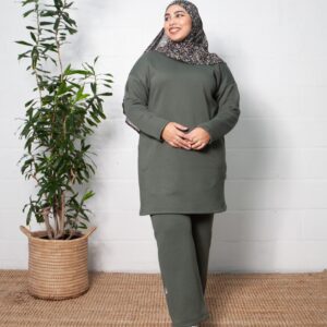 OLIVE FLEECE SET