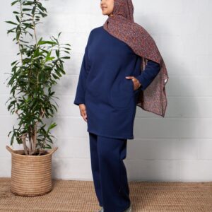 INDIGO FLEECE SET